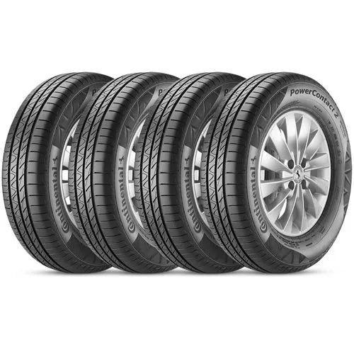 Kit 4 Pneu Continental Aro 15 175/65r15 84H TL PowerContact 2